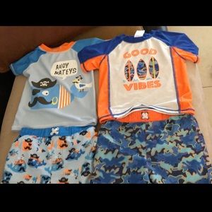 Toddler boy. Swim set 4t